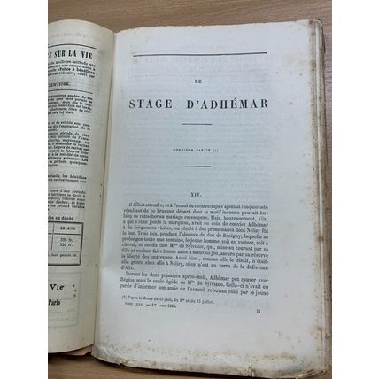 RARE* 1 AOUT 1886 "REVUE DES DEUX MONDES" FRENCH LARGE PAPERBACK BOOK (P3)
