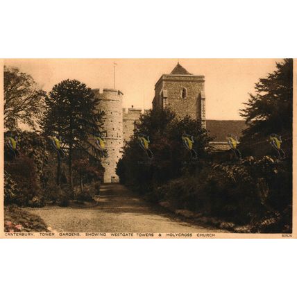 Canterbury, Tower Gardens, Westgate, Holycross, Kent, 80526, Postcard