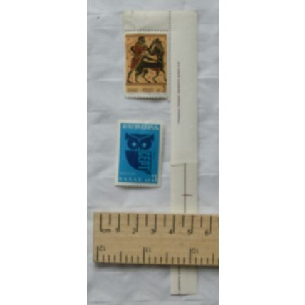 1970 two unused Greek stamps