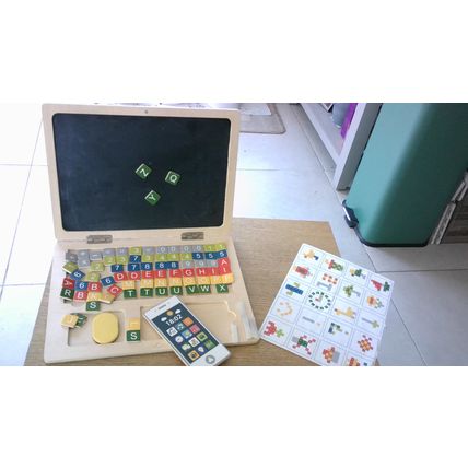 WOODEN LAPTOP by Play-tive ( Lidl) in Box