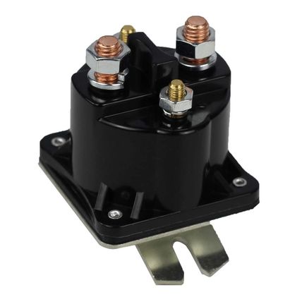 Dump Trailer Solenoid 12V 4 Terminal 100 AMP Kti Solenoid Relay Replacement for