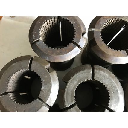 LOT 10 HARDINGE 2-5/8" GRIDLEY ROUND COLLET 2-15/32,2 1/8,2 15/32,2 5/8,AJ