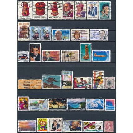 440 Stamp Selection - USA - Used Hinged