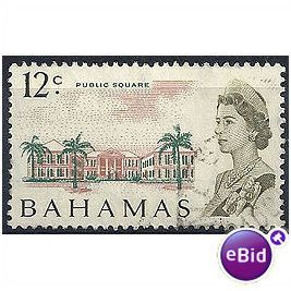 Bahamas 1967 SG303 12c Orange-Brown, Green & Olive VFU