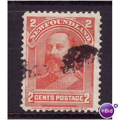 NEWFOUNDLAND 1898 SG 87 EDWARD VII USED