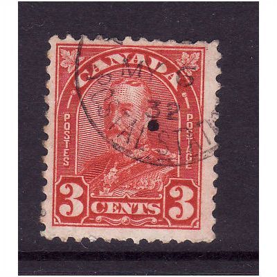 CANADA 1931 SG 303 3c SCARLET FINE USED #3