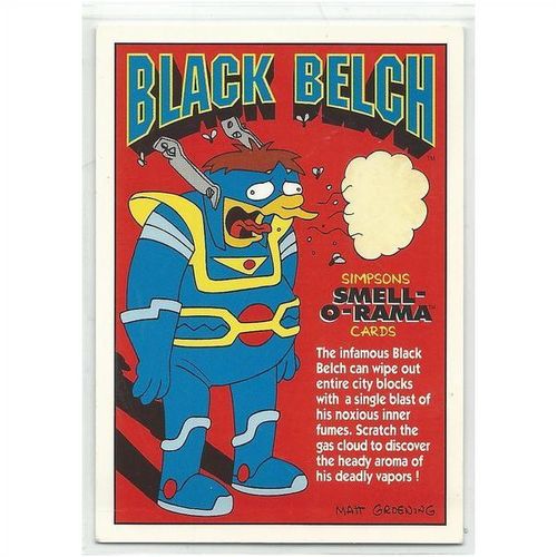 SIMPSONS series 2 PROMO card # B4 ( 1994 )