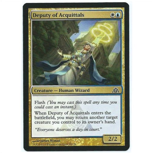 Magic the Gathering - Dragon's Maze - #65/156 - Deputy of Acquittals