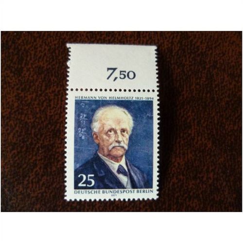 West Berlin Germany 1971 Hermann von Helmholtz mint stamps FDI SGB394 scientist