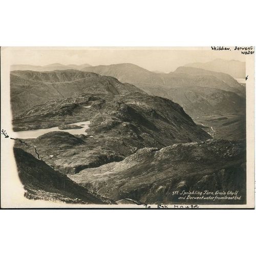 Sprinkling Tarn, Grain Ghyll & Derwentwater From Great End, Cumbria