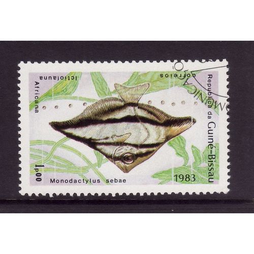 GUINEA - BISSAU 1983 FISHES SG 809 1p GUINEAN FINGER FISH FINE USED