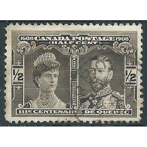 Canada 1908 SG188 1/2c Sepia Tricentennial Fine Used ....