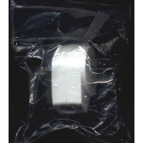 White Norwegian plug for the phone jack *SEALED*