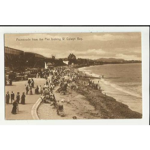 Wales COLWYN BAY Promenade Postcard