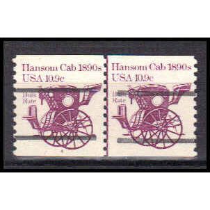 1904a 10.9c Hansom Cab Fine MNH Dry Gum CNP Left 4 Line Gap PA0426