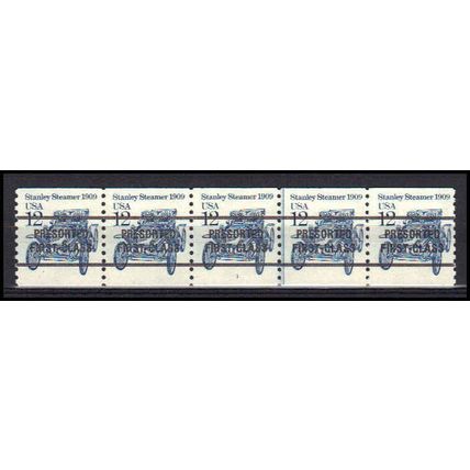 2132a 12c Stanley Steamer Fine MNH Dry Gum PNC 1/5 AA0433