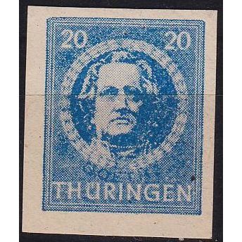GERMANY Alliiert SBZ [Thüringen] MiNr 0098 BY ( **/mnh )
