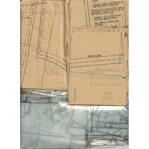 Butterick 5648 Sewing Pattern Childrens/Girls Jacket Vest Skirt Pants Size 6 7 8