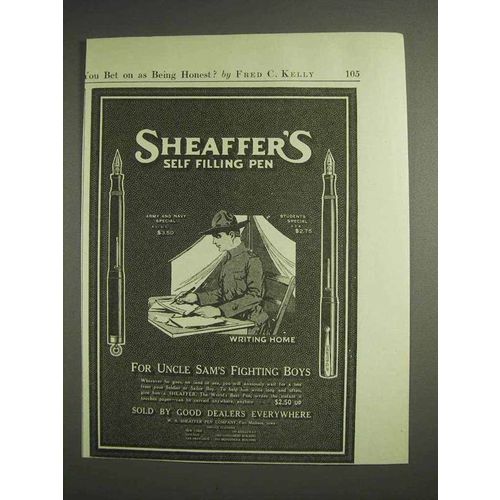 1917 Sheaffer's Army and Navy Special, Students Pen Ad