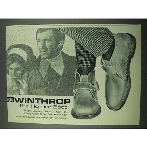 1969 Winthrop Shoes Ad - The Hopper Boot