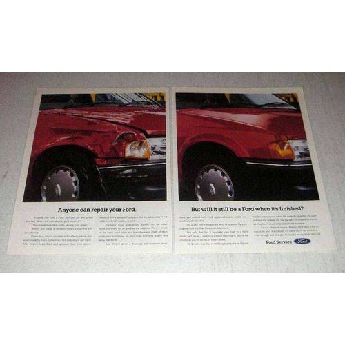 1987 Ford Service Ad - Anyone Can Repair Your Ford
