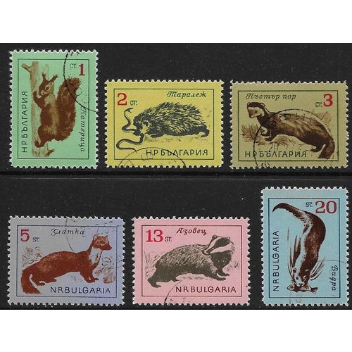 Mi 1377/82: Woodland Animals.