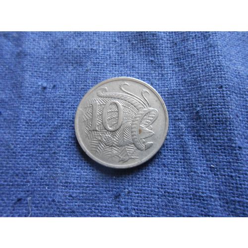 1966 AUSTRLIA 10 CENTS COIN.