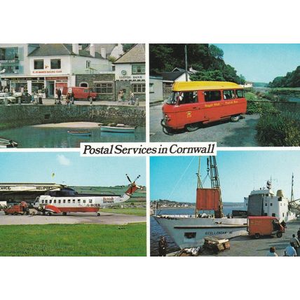 Postal Services in Cornwall Royal Mail Postcard unadressed VGC