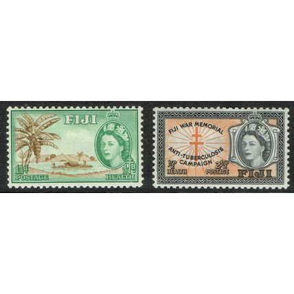 Fiji 1954 Health Stamps set 2v SG296-297 MM