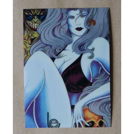 Lady Death All-Chromium Base trading Card # 54 (C) 1994 Chaos Krome comics