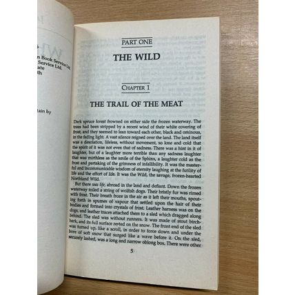 1994 JACK LONDON "WHITE FANG" FICTION PAPERBACK BOOK (P2)
