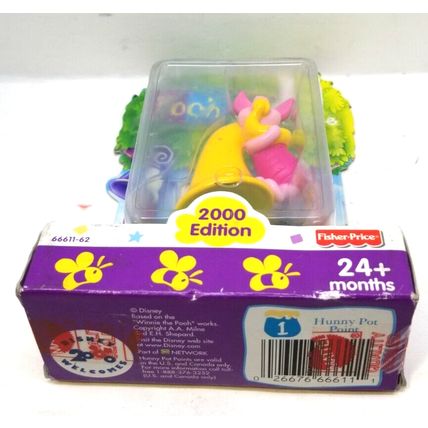 2000 Fisher Price Cute Adorable Piglet playing Tuba Disney Collectible Vintage
