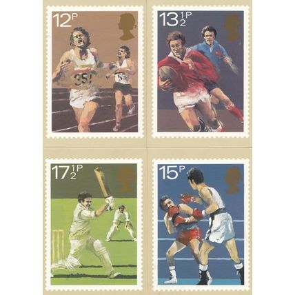 Cricket Boxing Rugby Union Athletics FULL SET OF MINT PHQ Postcard s