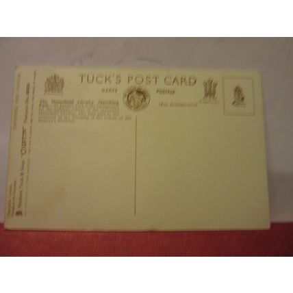 THE HOUSEHOLD CAVALRY, London unused postcard by R Tuck. Oilette 1936 military /