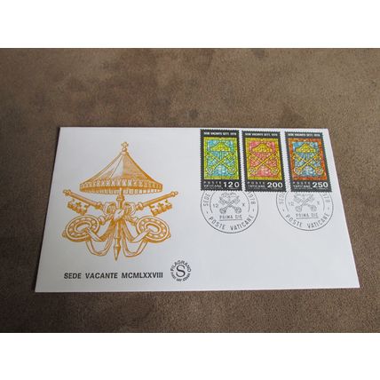 1978 Vatican FDC Postal Cover - Vacant Papal Seat - N2