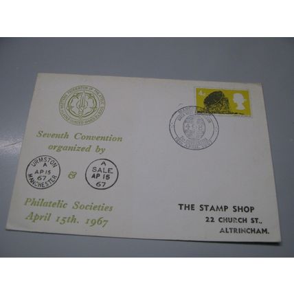 1967 GB Cover - North Western Philatelic Society conference - Manchester