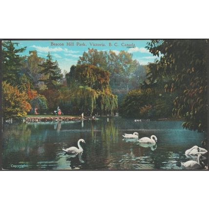 Beacon Hill Park, Victoria, British Columbia, c.1910s - Coast Publishing Co PC
