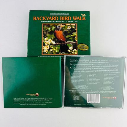 Backyard Bird Walk Audio CD & Booklet Northword Press Lang Elliott, John Sill