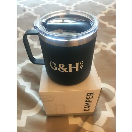 NEW Grounds & Hounds Homeward Bound 12 oz. Stainless Steel Travel Mug*