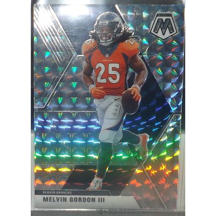 2020 Panini Mosaic MELVIN GORDON III (Broncos) Prizm #110