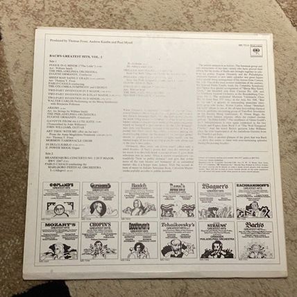 Bach’s Greatest Hits Vol 1 & Vol 2 from 1969/70 Awesome Vinyl
