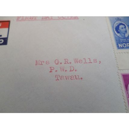 North Borneo - Air Mail - 1955 - 1st Day Cover