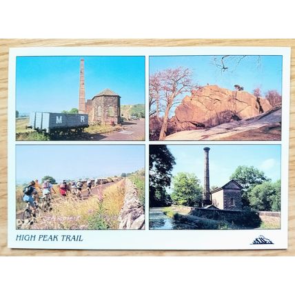 POSTCARD: DERBYSHIRE - HIGH PEAK TRAIL, VARIOUS VIEWS: 1980's
