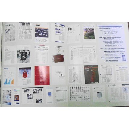 Aldus PageMaker - 1988 Advertising Promo Brochure