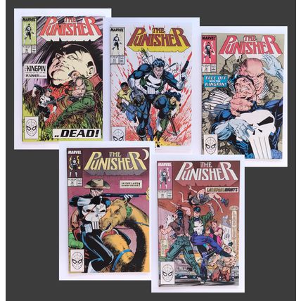 The Punisher #16 17 18 19 20 Vol 2 (5 comic run) 1988-1989 Marvel various grades