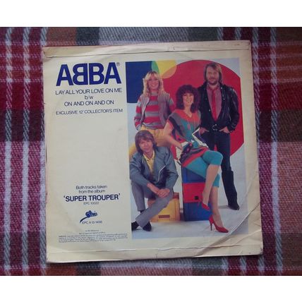 ABBA Lay All Your Love on Me Vinyl 12" Record Epic EPC A 13-1456