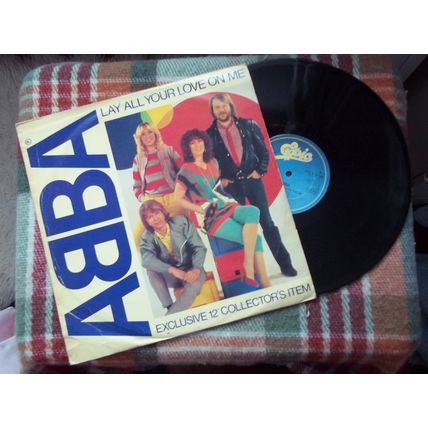 ABBA Lay All Your Love on Me Vinyl 12" Record Epic EPC A 13-1456
