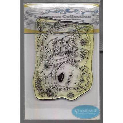 Laurence Collection. Polar Present Stamp. Stamping Cardmaking Scrapbooking