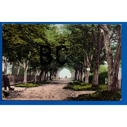 Postcard Ducie Walk Bembridge IOW Isle Of Wight Nr St Helens Brading Seaview