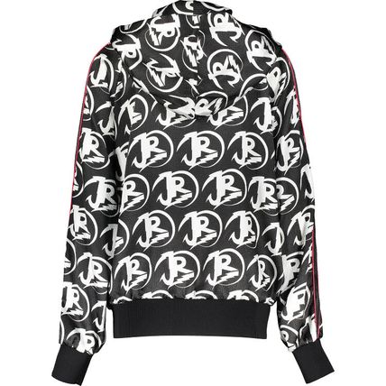 JOHN RICHMOND Graffiti Black/White Hooded Sweatshirt BNWT